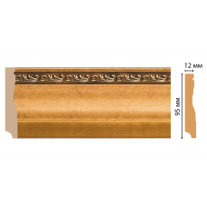 Плинтус напольный Decomaster 153-1223 (95*12*2400)