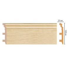 Цветной напольный плинтус Decomaster D233-71 ШК/8 (120*23*2400 мм)