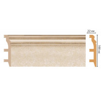 Цветной напольный плинтус Decomaster D232-18D ШК/14 (100*22*2400 мм)